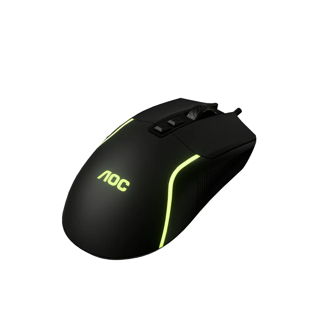 Мишка AOC GM170B LED USB Black (GM170B/LA) - фото 8