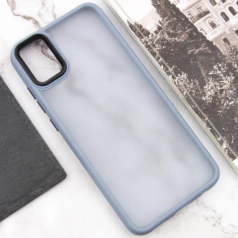 Чохол Epik TPU+PC Lyon Frosted для Samsung Galaxy A05 Sierra Blue - фото 4