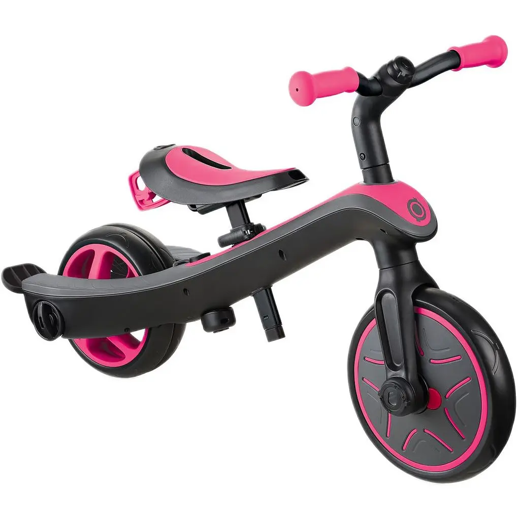 Велосипед триколісний Globber Explorer Trike 4 в 1 рожевий (632-110-3) - фото 6