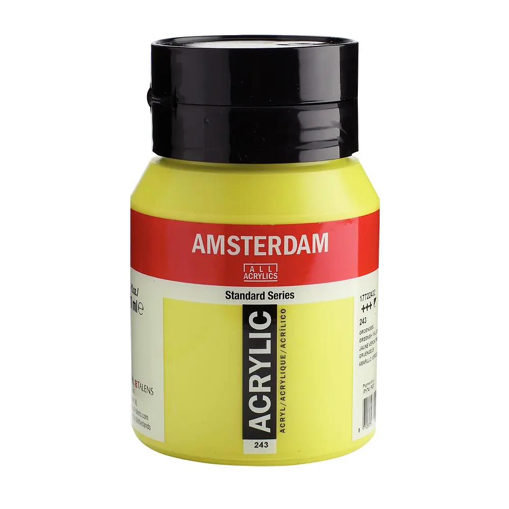 Фарба акрилова Amsterdam (243) Зелено-жовтий 500 мл Royal Talens (8712079281601)