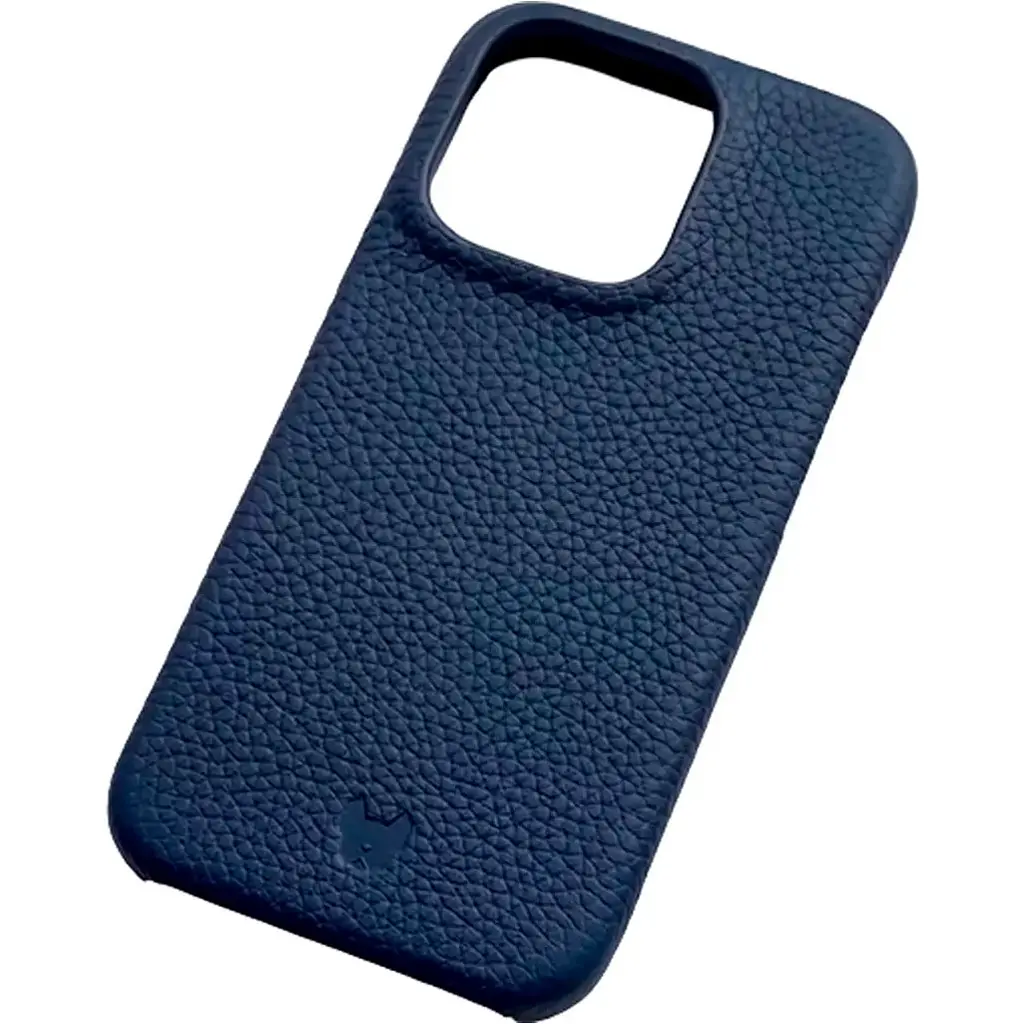 Чохол iLera NAPA Leather Case 1.0 для Apple iPhone 15 Pro Deep Blue [iLNPCS1015PrDEBl] [104093] - фото 3