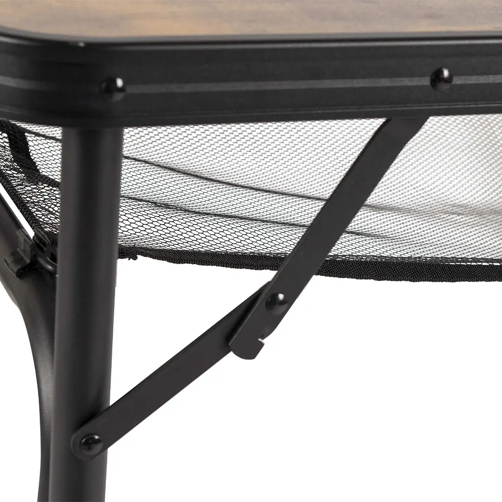 Складной стол Bo-Camp Greene 120x60 cm Black/Wood look (1404210), Коричневый - фото 7