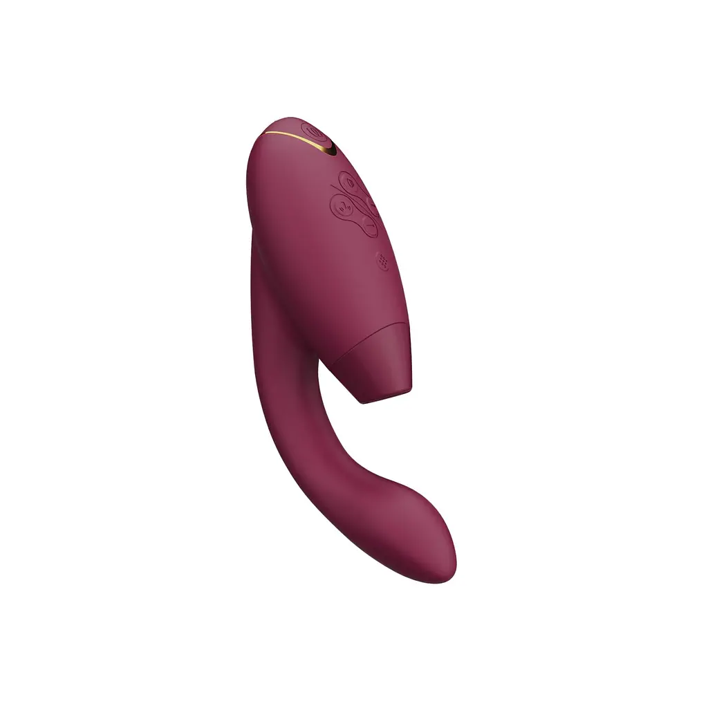 Вакуумний кліторальний стимулятор Womanizer Duo 2 Bordeaux - фото 5