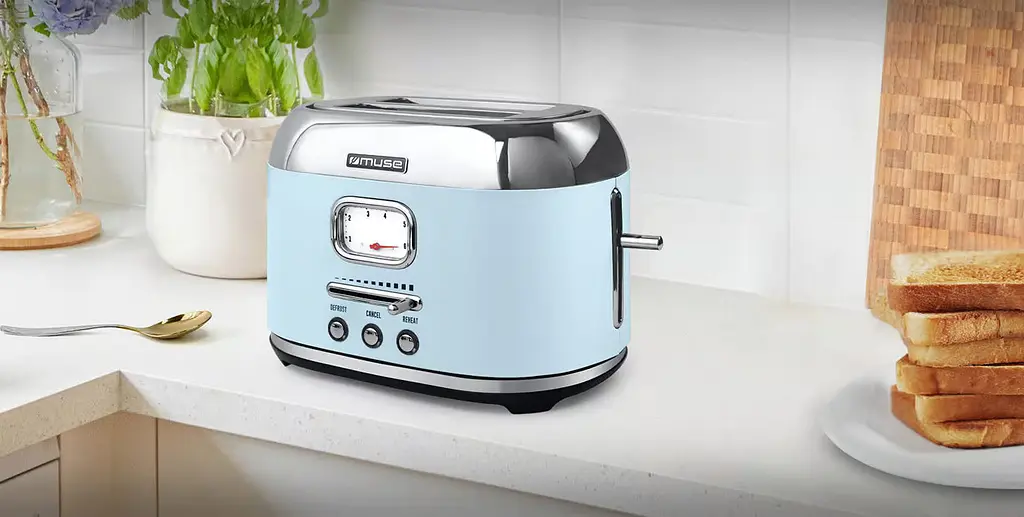 Тостер Muse блакитний MS-120 VB - фото 5
