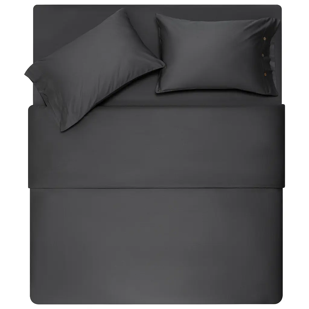 Простыня Ardesto Mix & Match Premium сатин 180х240 см серая (ART1824FSY) - фото 4