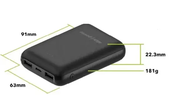 Внешний аккумулятор AlzaPower Onyx 10000mAh (Черный) - фото 2