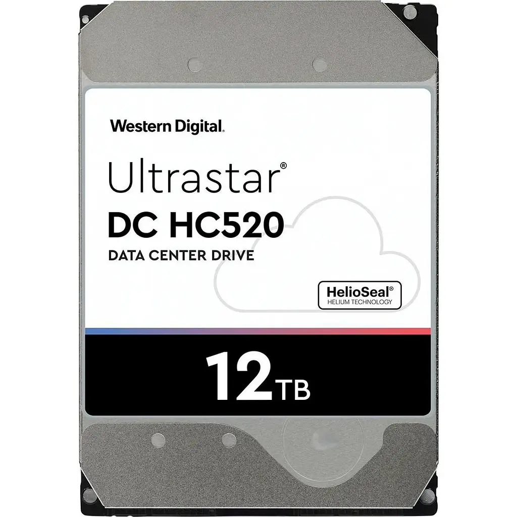 Жесткий диск 3.5" WD Ultrastar DC HC520 [He12] 12TB SATA 256MB [HUH721212ALE604/0F30146] [141086] - фото 2