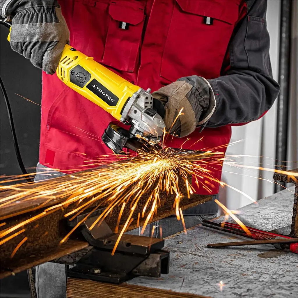 Кутова шліфувальна машина мережева Болгарка Trotec PAGS 11-125 + кейс - фото 10