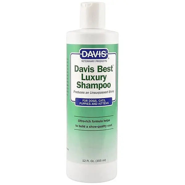 Шампунь Davis Best Luxury Shampoo Девіс Бест лакшері для блиску шерсті у собак і котів (концентрат) 355 мл (DBS12)