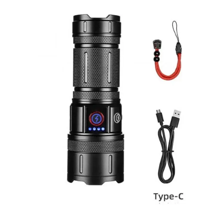 Ліхтар Coba CB-B53-TG АКБ 38650 Power bank індикація заряду ЗП Type-C zoom - фото 2