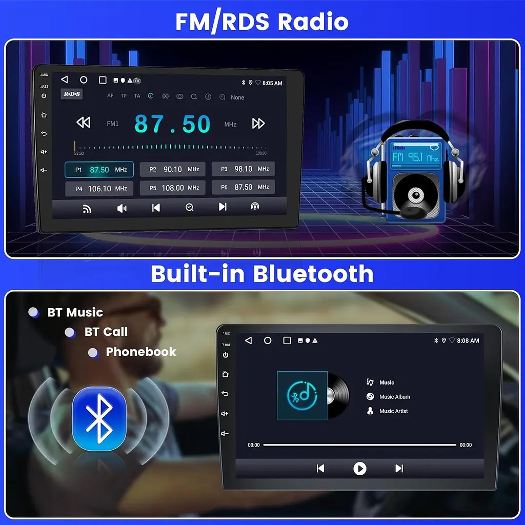 Android 15 магнітола для Fiat Ducato, Boxer, Jumper - фото 4