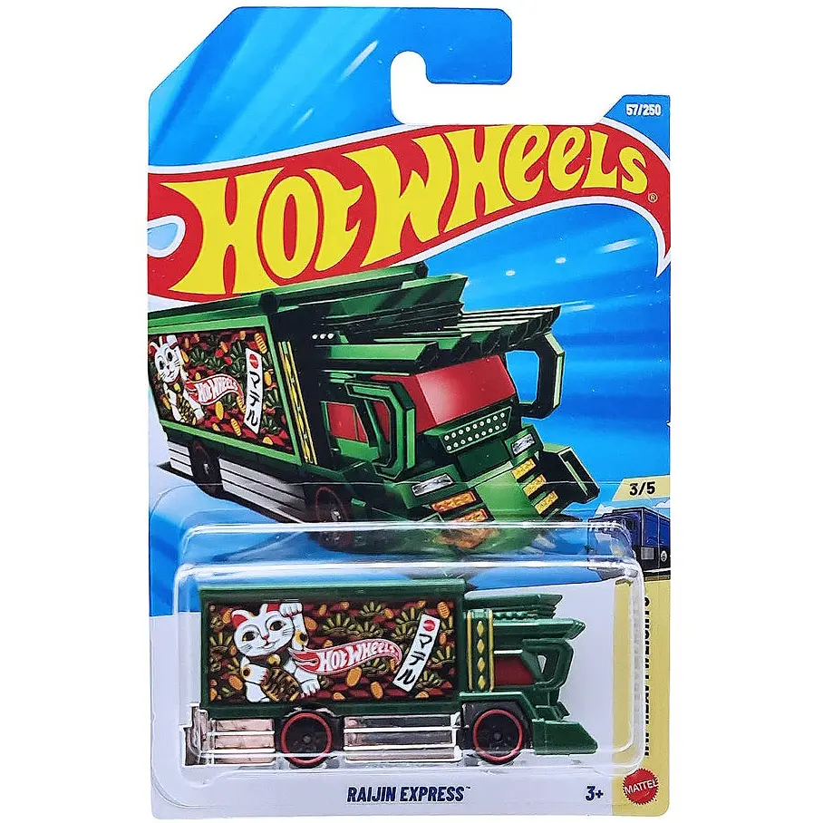 Базова машинка Hot Wheels HW Heavyweights Raijin Express колір в асортименті (5785) JJK85