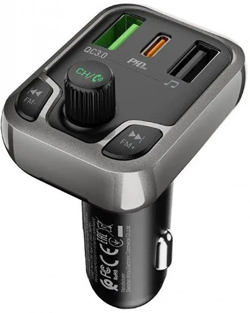 Автомобільний FM модулятор Borofone BC38 bluetooth PD20W+QC3.0 - фото 8