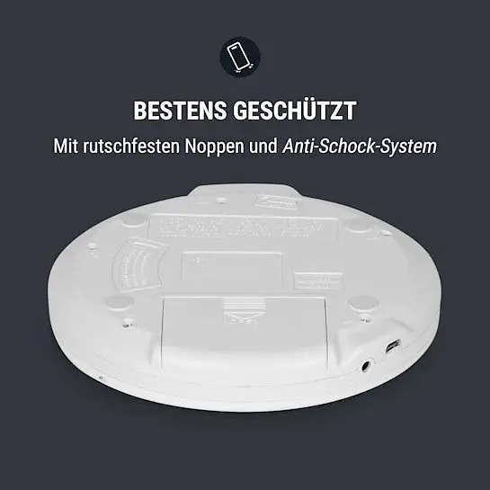 Проигрыватель компакт-дисков OneConcept CDC 100MP3 Discman (10031564) - фото 8