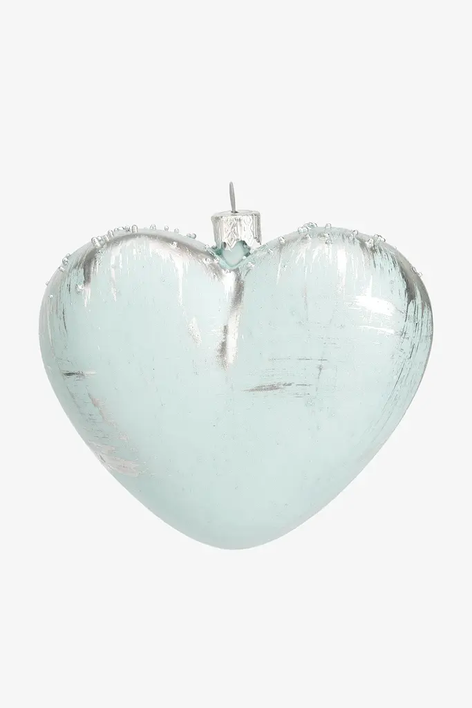 Новорічна куля Серце Dashuri 18190399 10 см Сріблясто-синій (NY) shop (2000990823779)