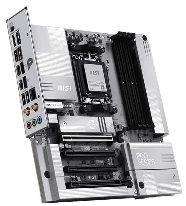 Материнська плата MSI PRO B850M-A WIFI PZ (PRO B850M-A WIFI PZ) (Socket AM5, AMD B850, Micro-ATX) - фото 3