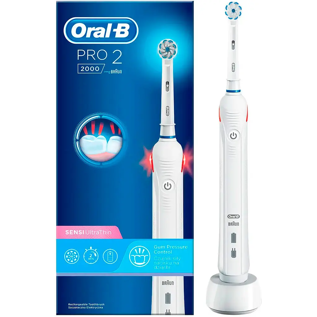 Електрична зубна щітка Oral-B D501 Pro 2 2000 White [89546] - фото 2