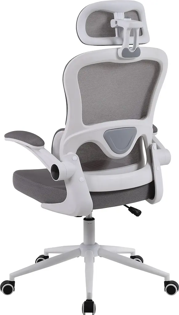 Офісне крісло GT Racer B-5880 White/Black - фото 4