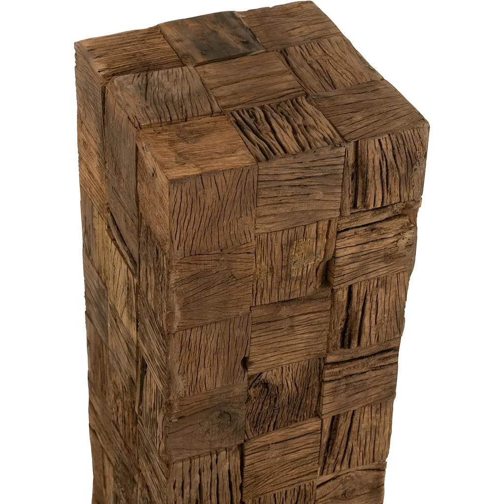 Столик - тумба J-line з дерева 30х105 см коричневий (40872) - фото 3