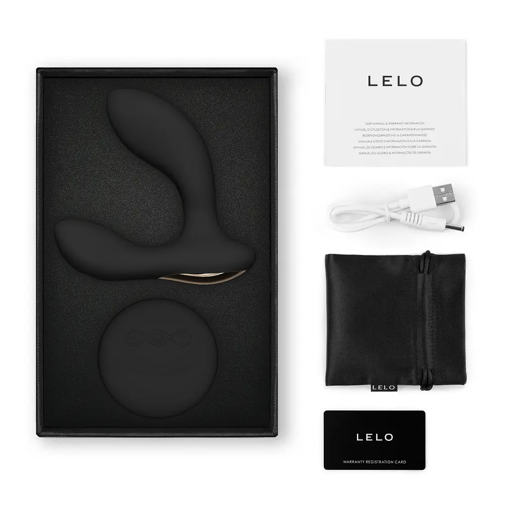 Стимулятор простати LELO Hugo 2 Remote, 10.7 см чорний - фото 2