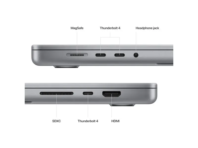 Ноутбук Apple MacBook Pro 16 Space Gray 2023 (MNW83) - фото 6