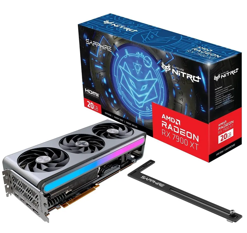 Видеокарта Sapphire AMD Radeon RX 7900 XT 20GB Nitro+ (11323-01-40G) (11323-99-90G) (GDDR6, 320 bit, PCI-E v4.0 x16) FR - фото 6
