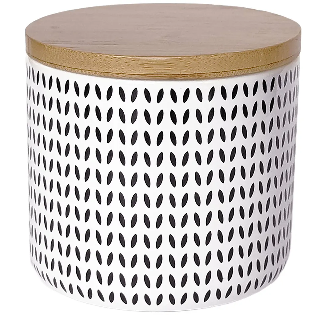 Ємність для зберігання МВМ My Home 450 мл (KP-122 S WHITE/WOOD)