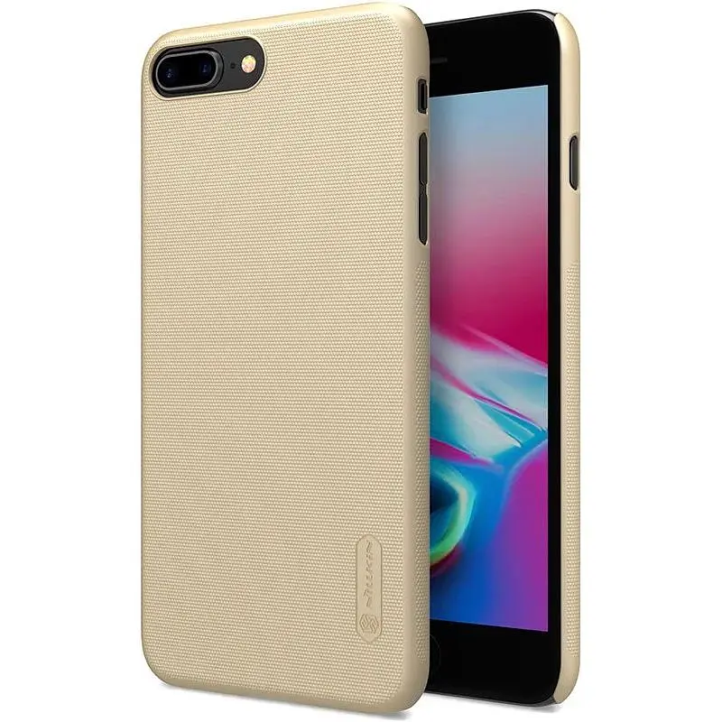 Чохол-накладка Nillkin Super Frosted Shield Case Apple iPhone 8 Plus Gold - фото 7
