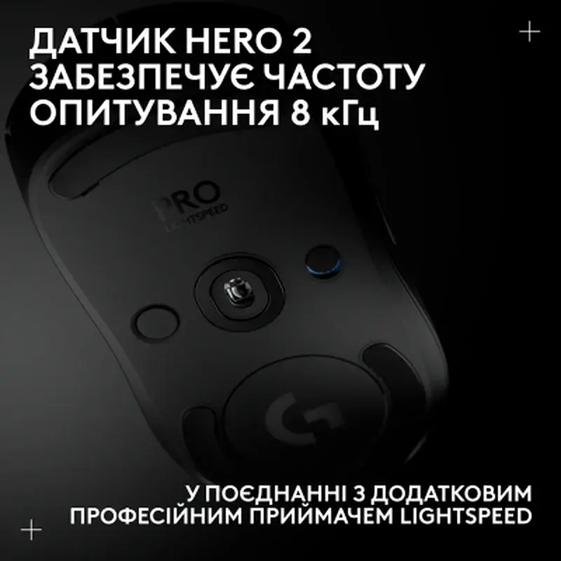 Мишка Logitech G Pro 2 Lightspeed Wireless Black (910-007295) - фото 9