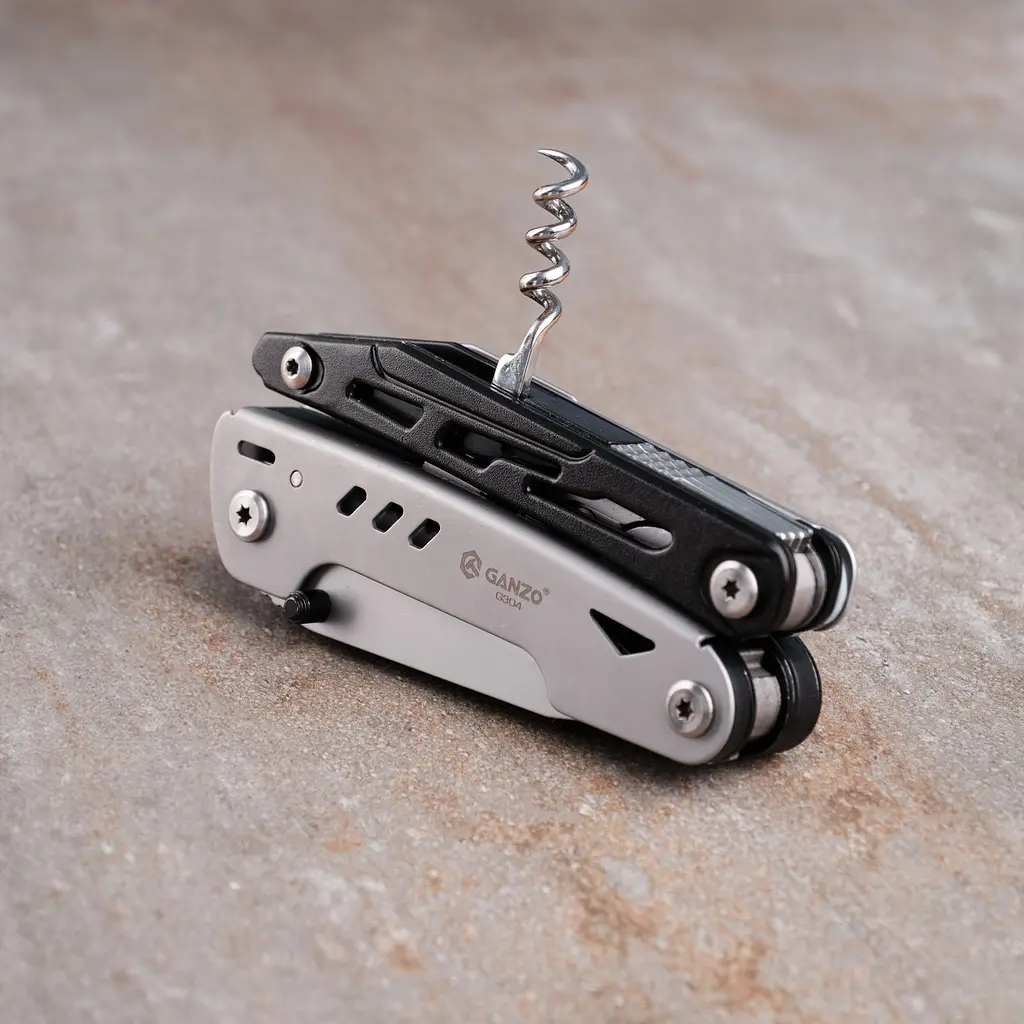 Мультитул Ganzo Multi Tool (G304), Сріблястий - фото 9