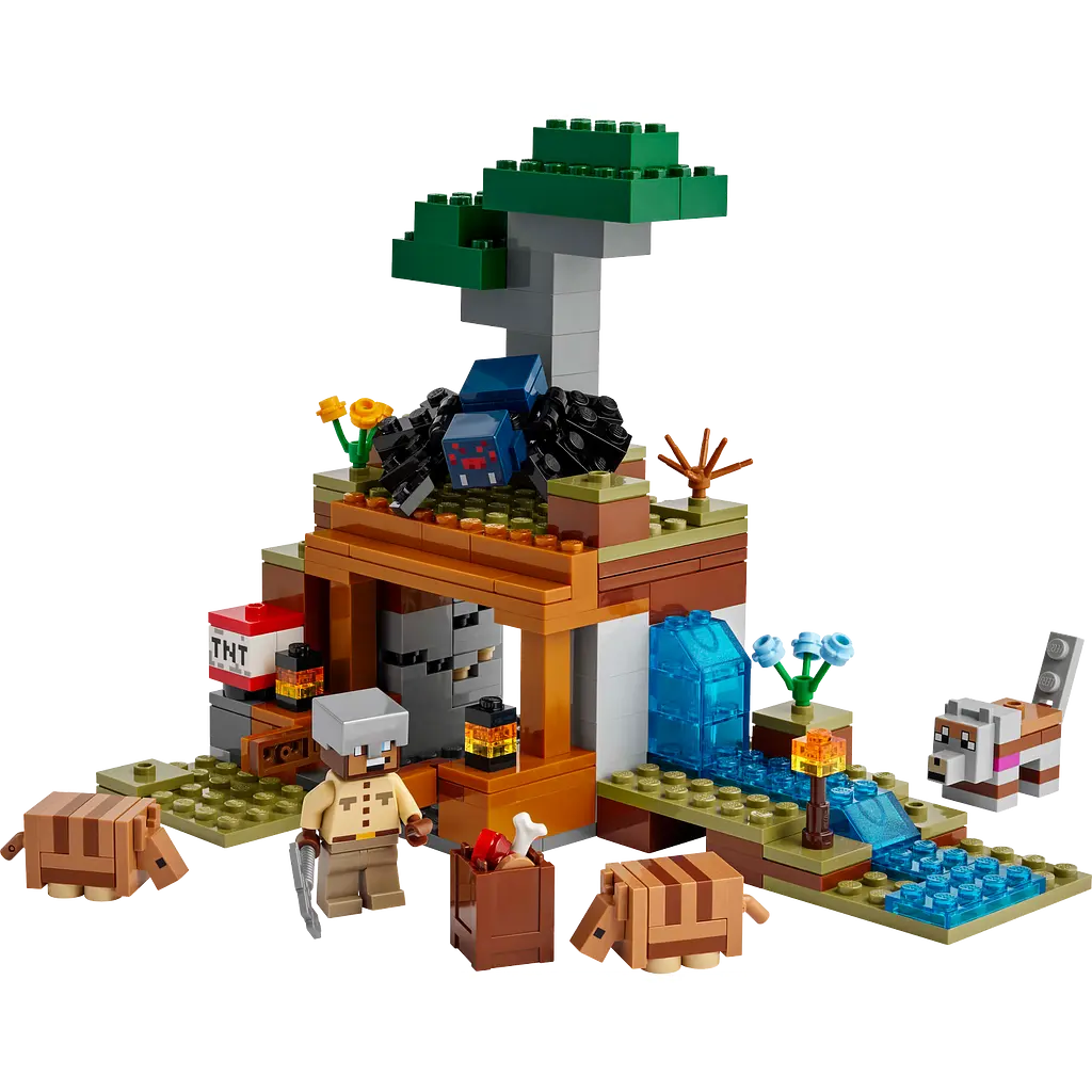 Конструктор LEGO Minecraft Шахтная экспедиция «Броненосец», 247 деталей (21269) - фото 3