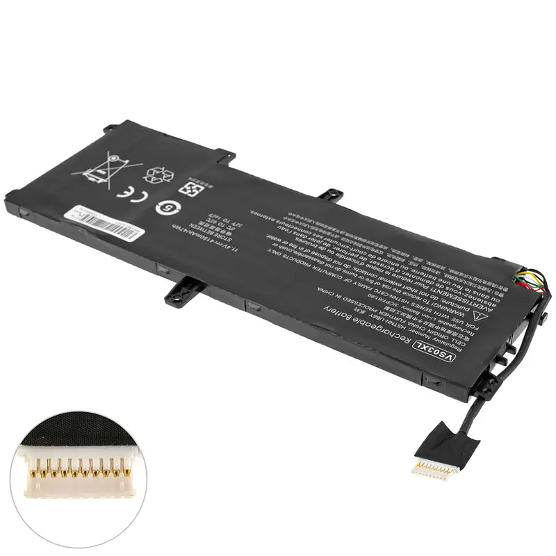 Акумулятор HP VS03XL (Envy 15-AS series) 11.4V 4100 mAh 47Wh Black - фото 2