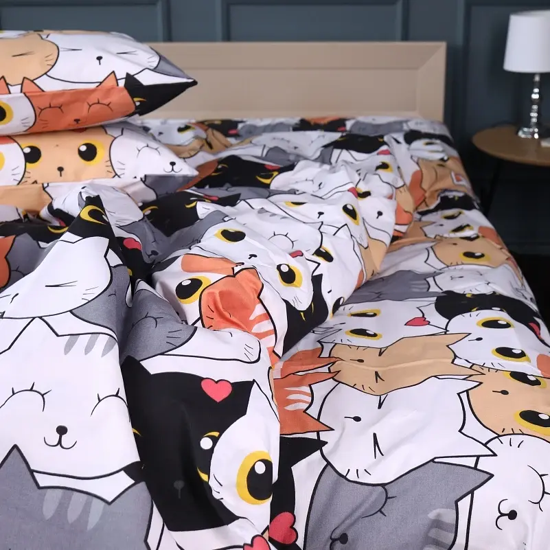 Наволочка MirSon Ranforce Elite Funny Cat 40х60 см (2200011041995) - фото 4