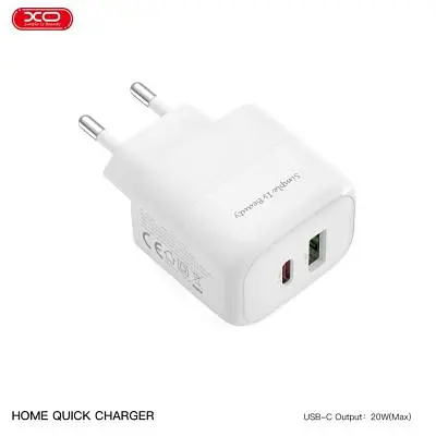 Зарядний пристрій XO 1xUSB QC3.0 + 1xUSB-C PD20W (XO-QC37) - фото 6