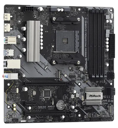 Материнская плата ASRock B550M Phantom Gaming 4 Socket AM4 (B550M PHANTOM GAMING 4) - фото 2