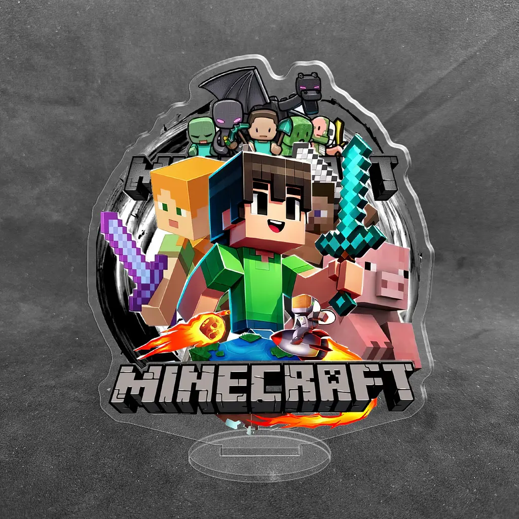 Акрилова колекційна фігурка Chibi Minecraft (2) 10 cм