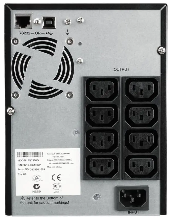 Источник бесперебойного питания Eaton 1500 ВА / 1050 Вт / 9 А*ч (5SC1500I) - фото 3