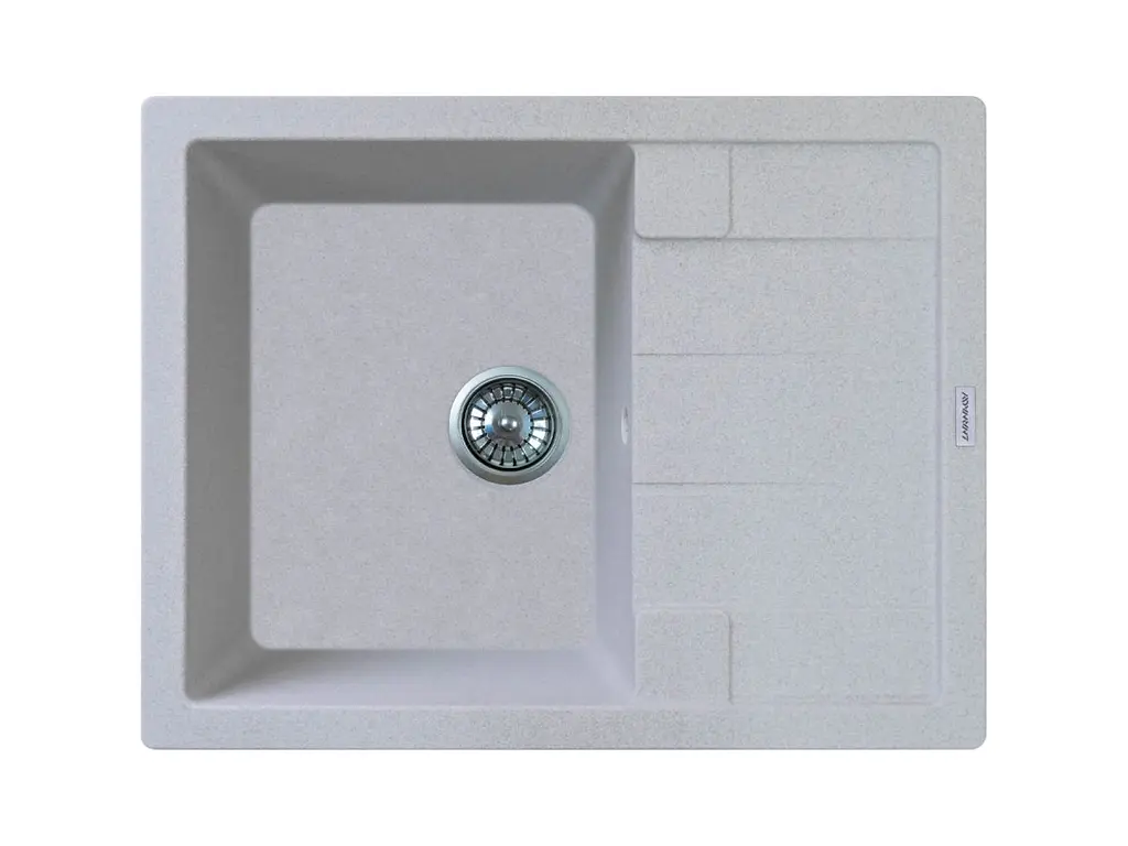 Кухонна мийка Adamant ANILA old stone 645x495x200 мм, з крилом 64,5 см
