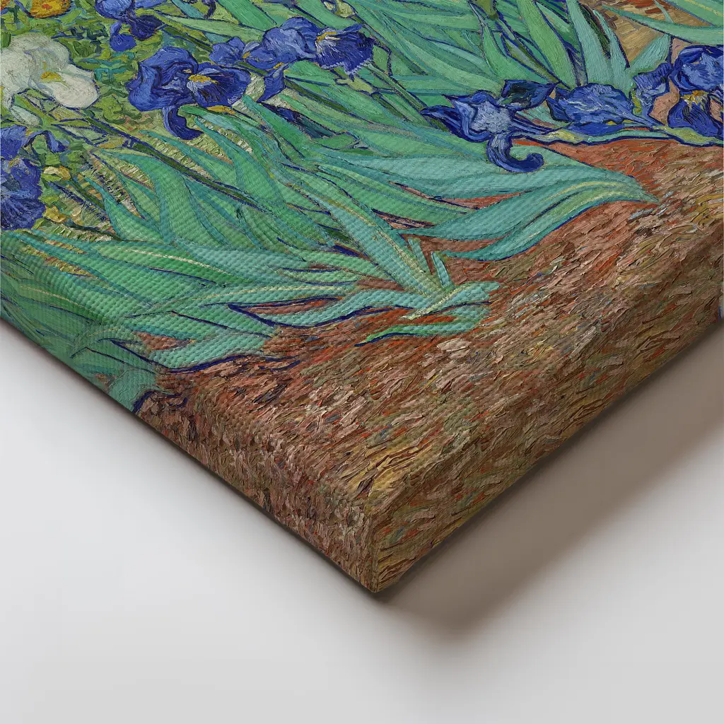 Інтер'єрна картина Іриси, Вінсент ван Гог, Irises, Vincent van Gogh, інтер'єрний декор, 60×76 см (id6820) - фото 3