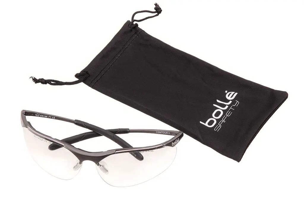 Очки защитные Bolle CONTOUR, металлическая оправа, прозрачные линзы - фото 3