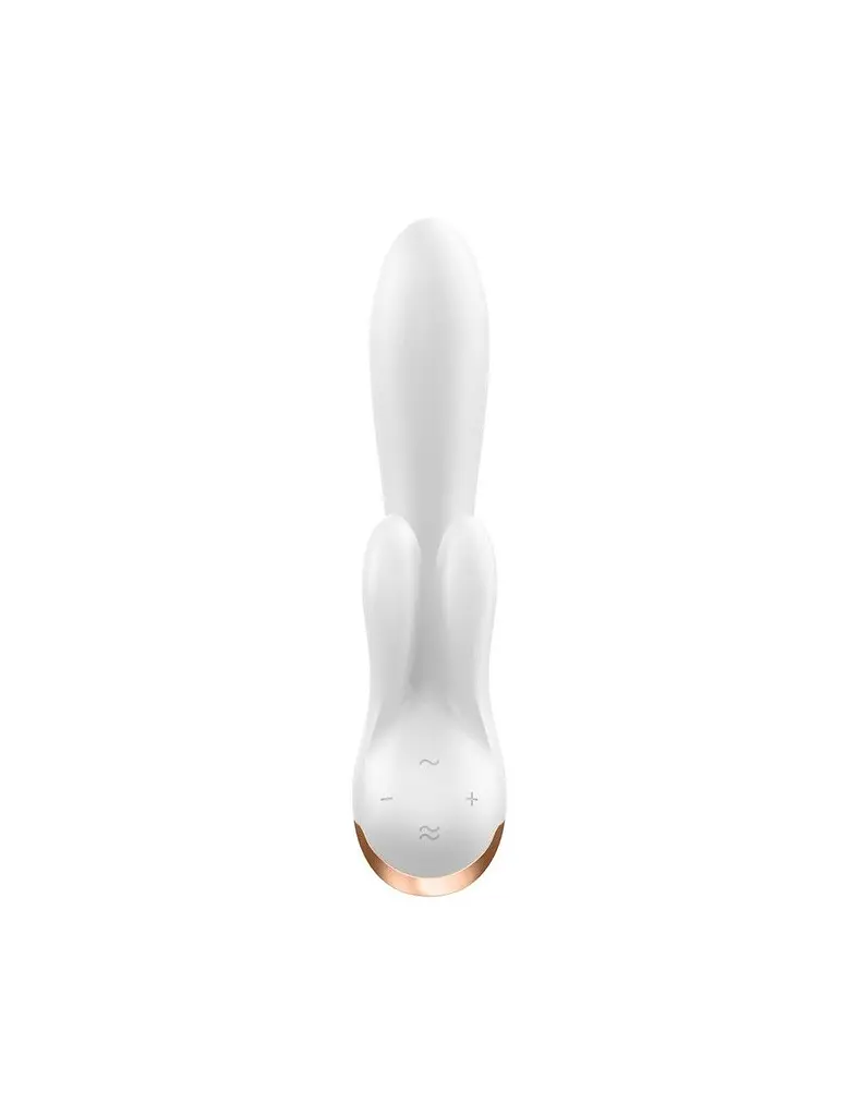 Вібратор кролик Satisfyer Double Flex White Satisfyer SO6095 92388 - фото 2