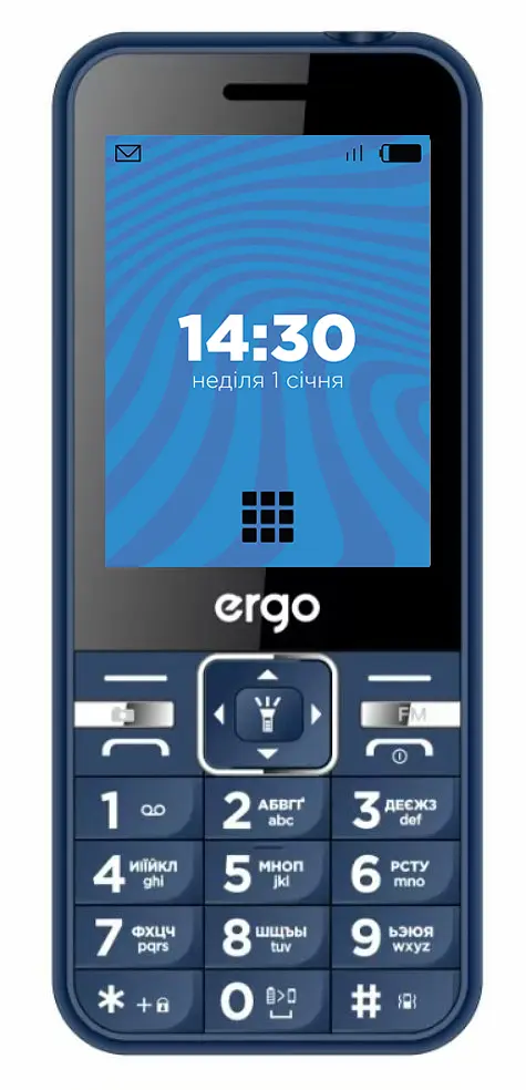 Мобільний телефон Ergo E281 Dual Sim Blue (7221439)
