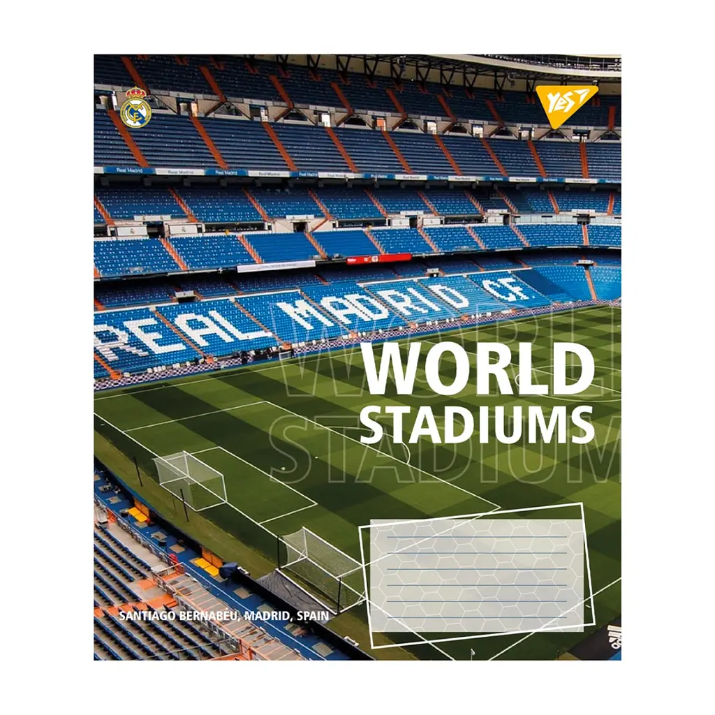 Зошит Yes World stadium А5 48 аркушів лінія (767133), в асортименті - фото 5