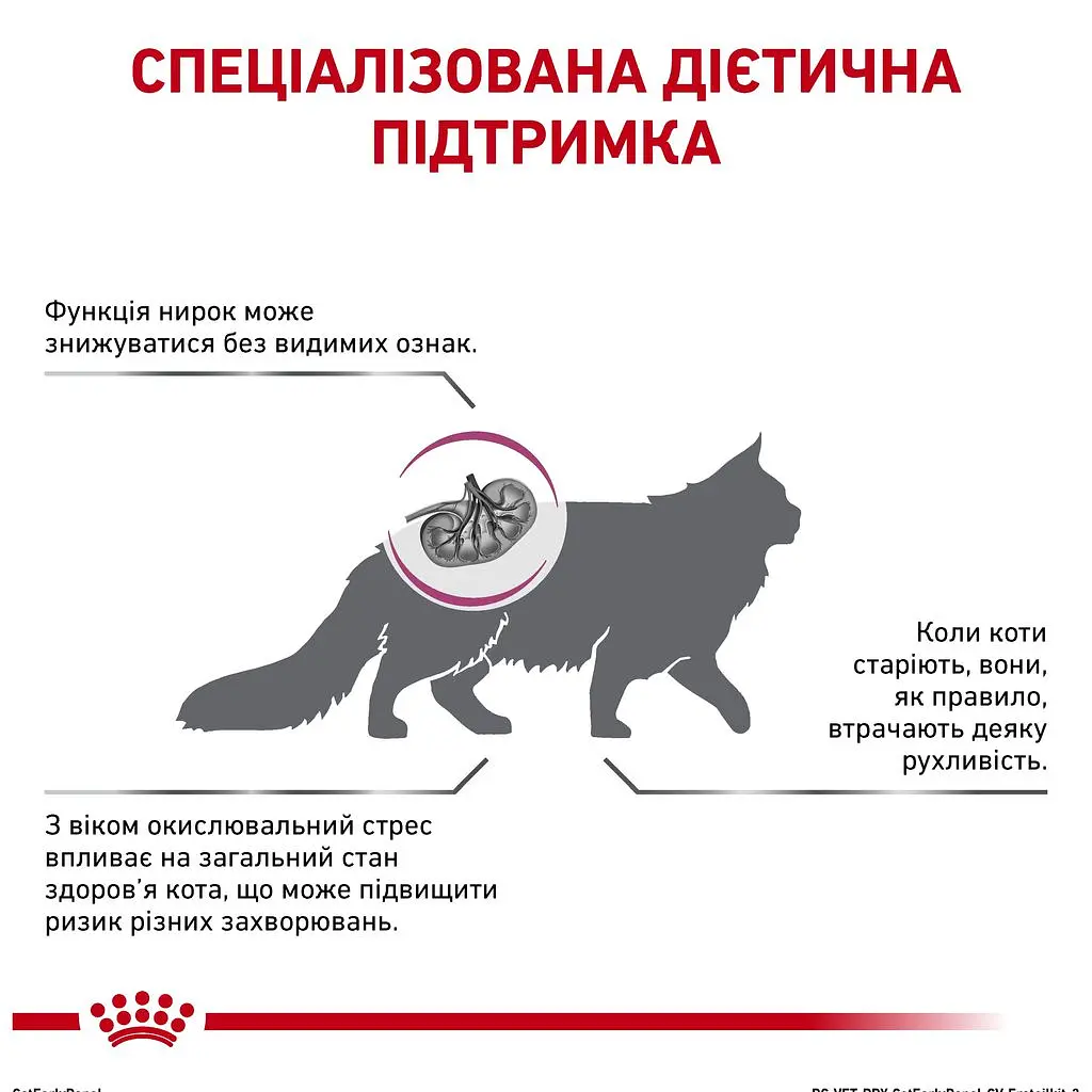 Сухий дієтичний корм для дорослих котів Royal Canin Early Renal при захворюваннях нирок, 1,5 кг (1242015) - фото 4