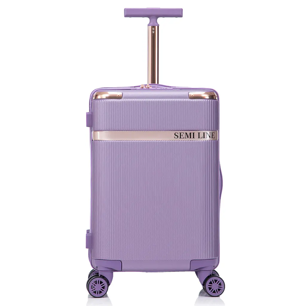 Валіза мала для ручної поклажі Semi Line 20 дюймів (S) дюймів (S) ABS-Plastic Purple (T5916-2) - фото 2