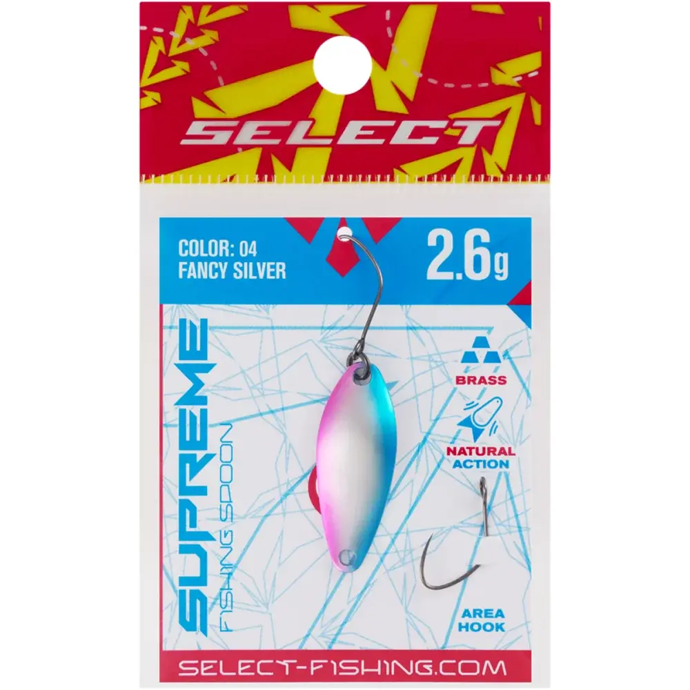 Блесна Select Supreme 2.6g 30mm #04 Fancy Silver - фото 2