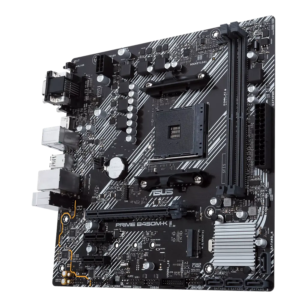 Материнська плата Asus B450M-K II Prime Socket AM4 (PRIME B450M-K II) - фото 3