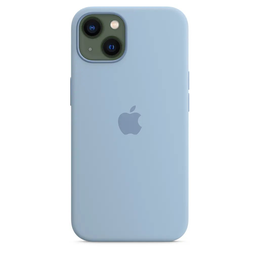 Чохол Silicone Case з MagSafe для Apple iPhone 13 (6.1) (Blue Fog) ААА [69874] - фото 6