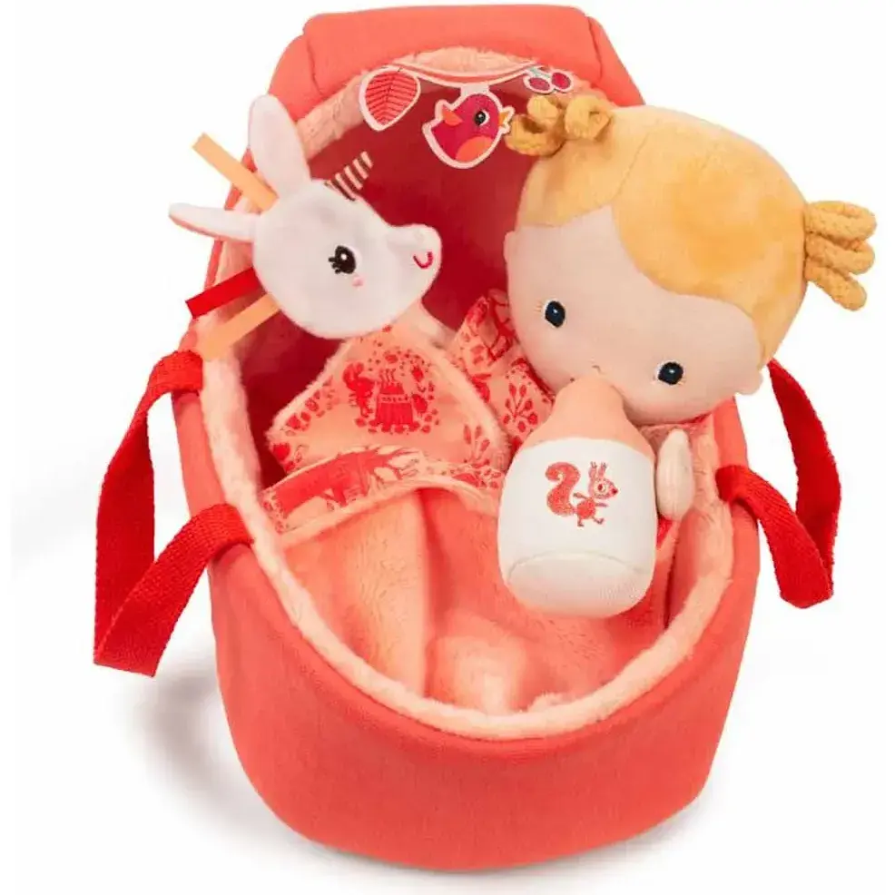 М'яка лялька в колисці Lilliputiens Ліна (83375) - фото 4