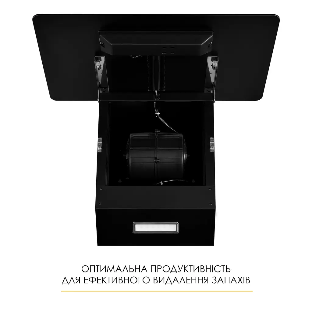 Витяжка декоративна похила WEILOR AURA WDS 53 BLACK - фото 6